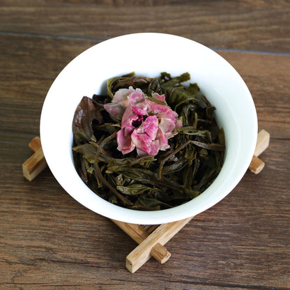 HELLOYOUNG Red Rose Flower Yunnan Bulang Pu'er Puerh Tea Raw Ball Tuo