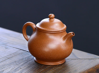 220cc chinese Yixing Handmade Zisha teapot JiangPoNi Gao PanHu Gongfu Tea Pot