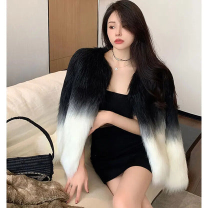 Woman Coat Winter Tops Jacket Coat Party Club Outfit 2023