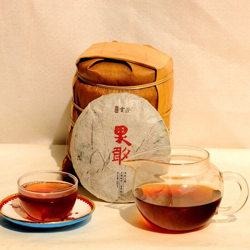 Kokang Puerh Ripe Tea Chen Xiang Puerh Ripe Tea Cake 100g/3.52oz