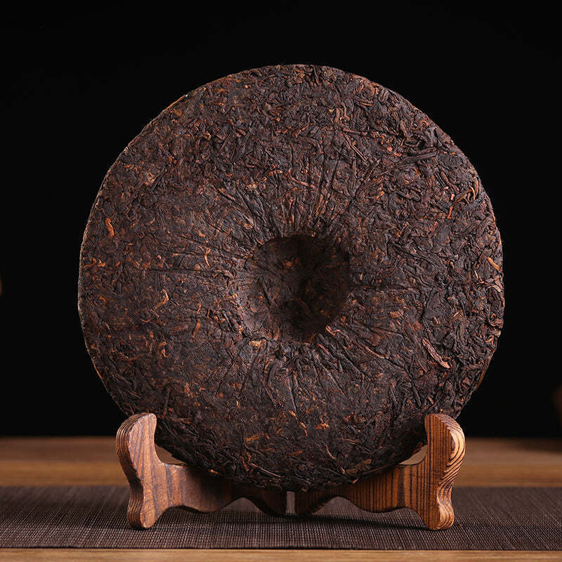 357g Yunnan Menghai 2015 Year Ripe Aged Puerh Tea Palace Cooked Pu-erh Tea Cake
