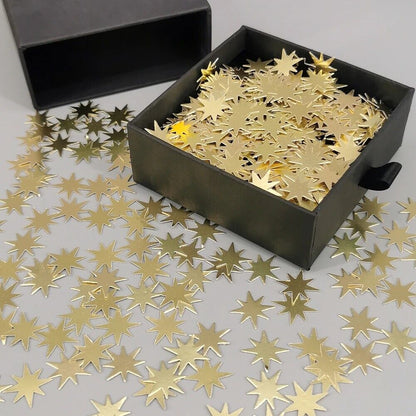 Confetti 15g Glitter Paper Star Gold DIY Wedding Birthday Party Balloon Supplies
