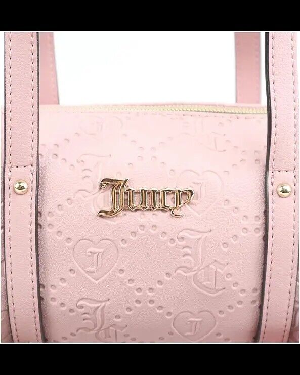Juicy Couture Pink Clay Best Sellers Mini Barrel Bag Purse Crossbody NEW