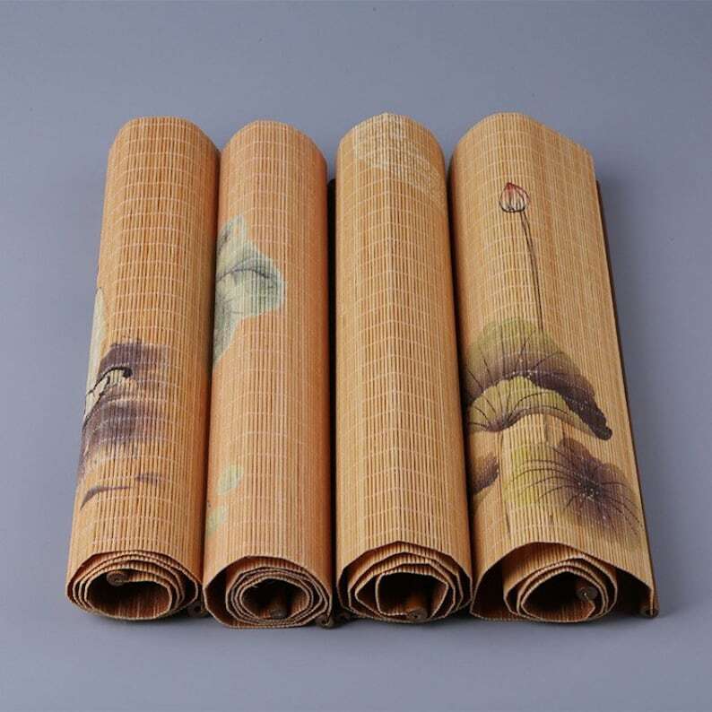 Bamboo Tea Table Mats|Table Cloth|Tea Accessories