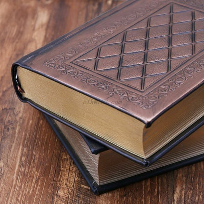 Retro Vintage Journal Diary Notebooks Leather Blank Hard Cover Sketchbooks Paper
