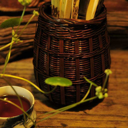 Bamboo Storage Box|Kitchen Storage Jar|Tea Accessories|Bamboo Pen Holder