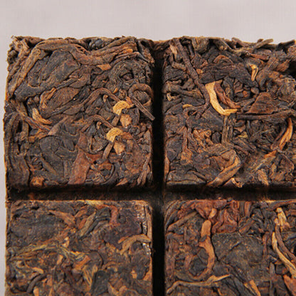 Pu'er Tea Brick Ancient Tree Rock Sugar Sweet Ripe 40g Pu-Erh Tea Healthy Drink