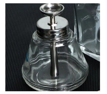 Nail Art Pump Dispenser 150ml Glass Tube Liquid Alcohol Containers Empty Bottles