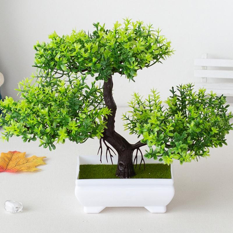 Arboles Artificiales Para Casa Con Maceta Pequeña Para Diseño Interior 2 Piezas