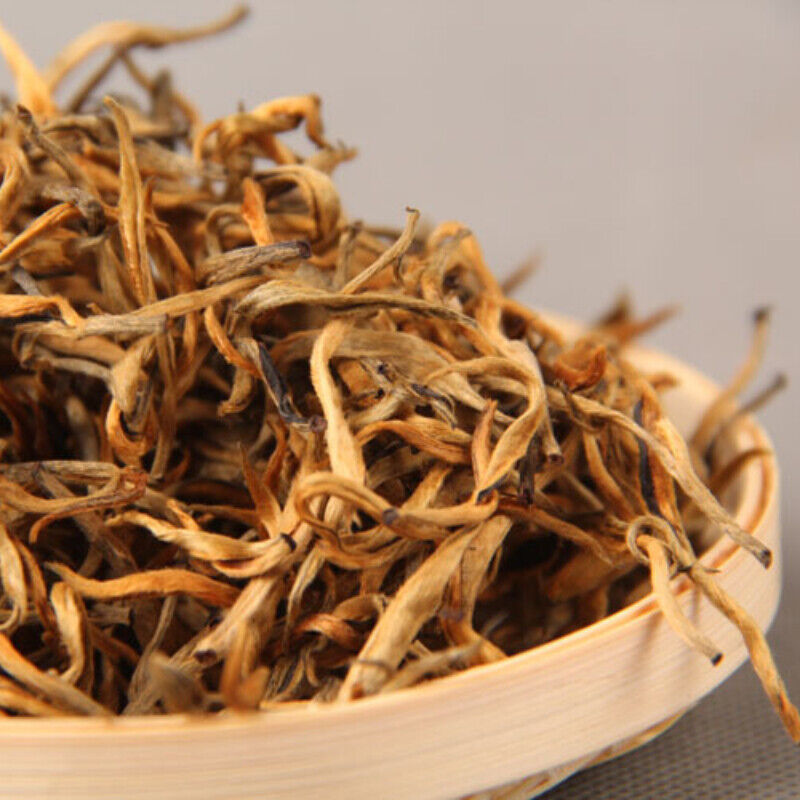 TOP Premium Yunnan Spring Tea Wire Dian Hong TeaRed Single Bud Organic Black Tea