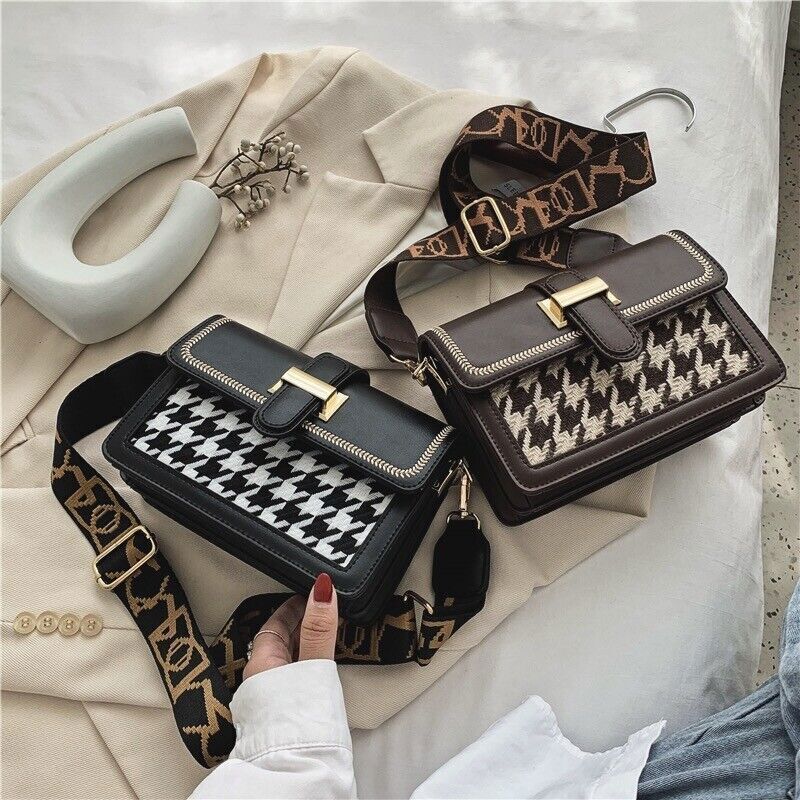 Bag Design Woolen Square Bag & Elegant Shoulder Bag Thickness 8cm