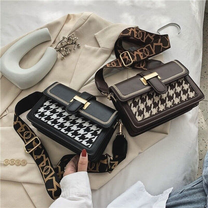 Bag Design Woolen Square Bag & Elegant Shoulder Bag Thickness 8cm