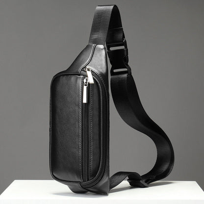 New men's waist bag waterproof satchel men's chest bag diagonal cross men's bag