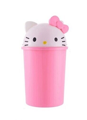 Girls Lovely Hello Kitty Home Trash Bin Waste Garbage Can 8 L / 2.11 Gallons
