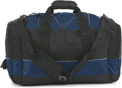 Perry Ellis 22" Business Duffel Bag, Black/Navy, One Size Black/Navy