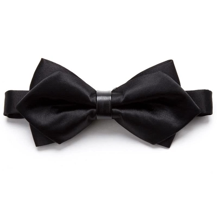 Men Ties Solid Fashion Butterfly Party Wedding Black Red Boys Girl Formal Bowtie