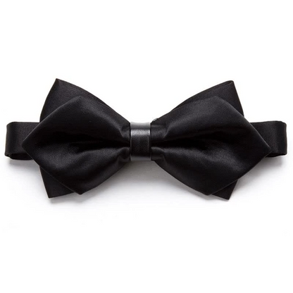 Men Ties Solid Fashion Butterfly Party Wedding Black Red Boys Girl Formal Bowtie