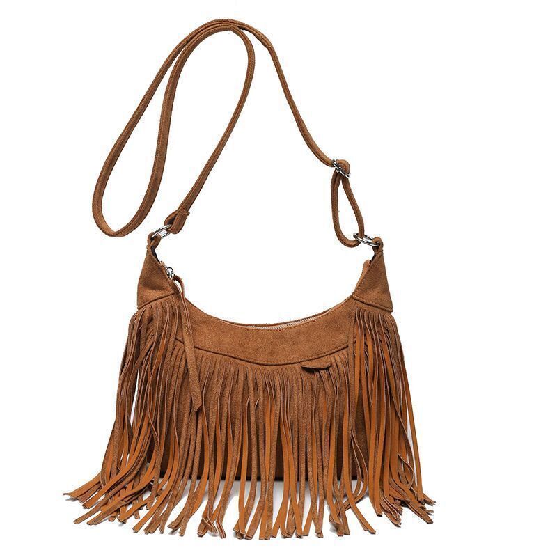 PU Leather Tassel Bags Bag Women Shoulder Crossbody Bag Bags Women's Handbags