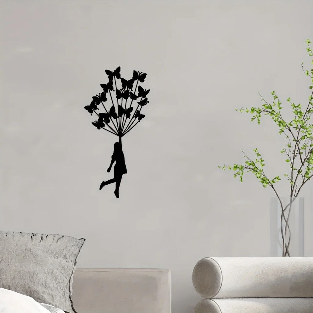 1pc Butterfly Theme Decor, Wall Art Decorations, Indoor Living Room Classic Room