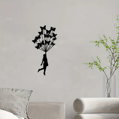 1pc Butterfly Theme Decor, Wall Art Decorations, Indoor Living Room Classic Room
