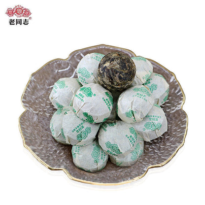 HAIWAN Old Comrade Qiao Mu Tuo Pu-erh Tea Tuo Raw Puer Mini Lao Tong Zhi