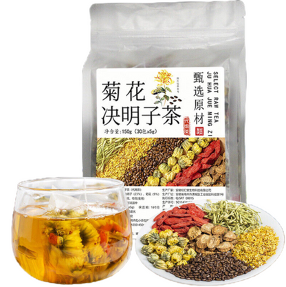 150g / 30 Bags Cassia Seed Chrysanthemum Tea Eyesight Hypotensive Lipid-lowering