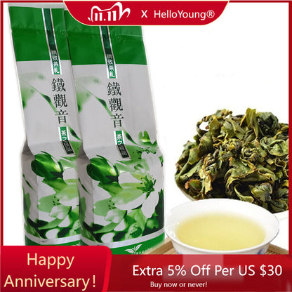 Fragrant Milk Oolong Tea Organic Tie Guan Yin First Class Green Tea 250g-