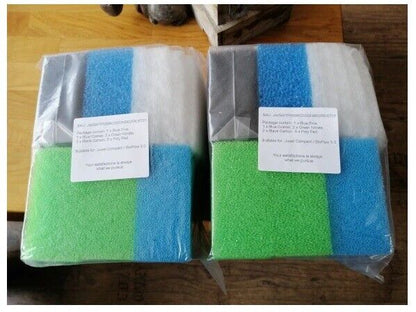 Compatible Aquarium Filter Sponge Set Juwel Compact Bioflow 3.0/M Tank Accessory