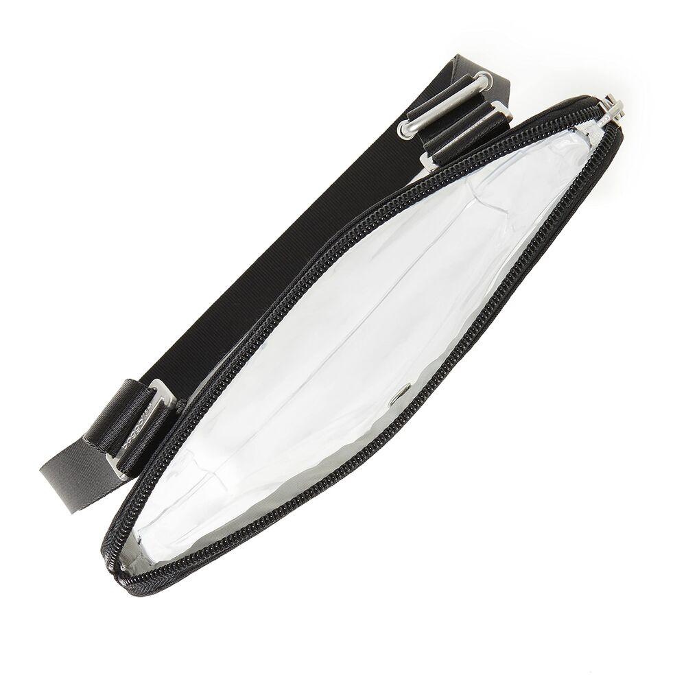 Baggallini womens Stadium Clear Pocket Crossbody, black, One Size, Black
