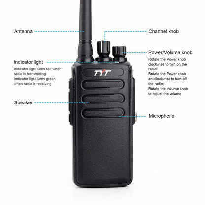 10W MD680 DMR Radio 16 CANALI Dual Time Spot Encryption HAM Wireless Interphone