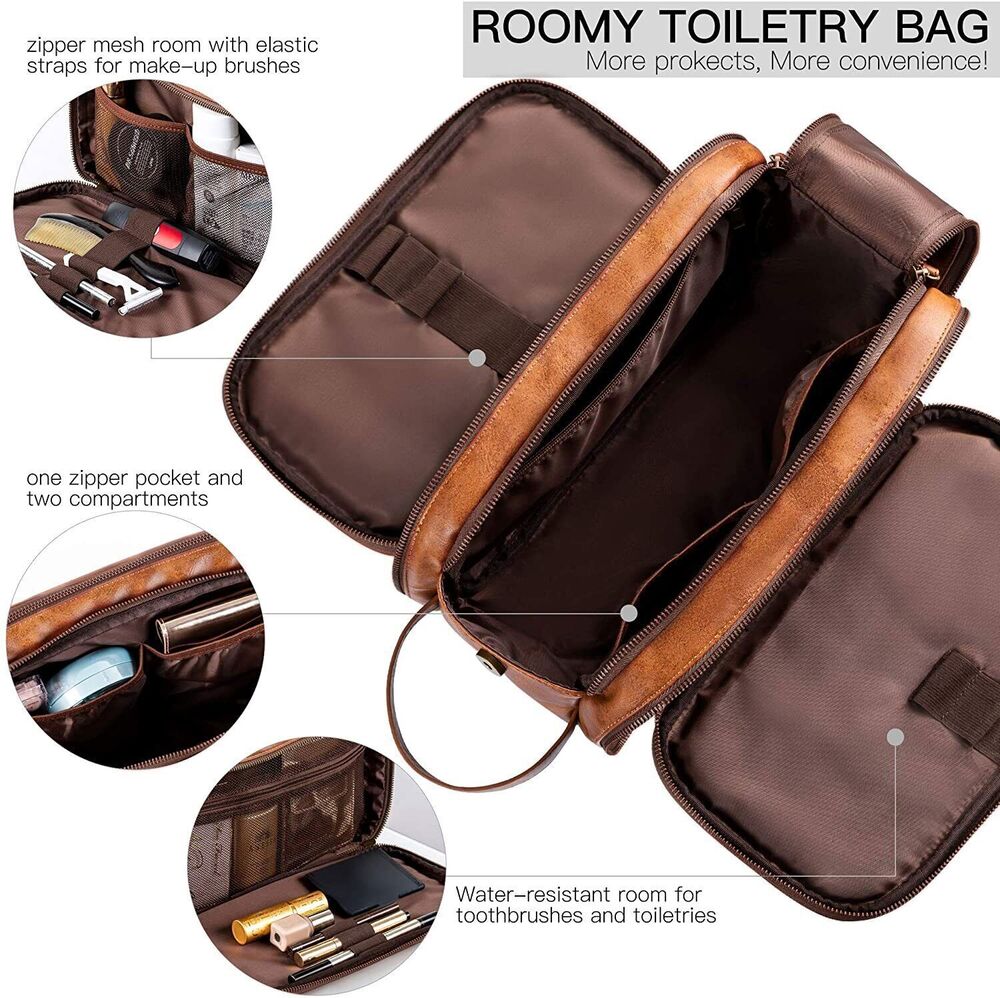 Men Cosmetic Bag Makeup Bag Nylon Travel Make Up Case Wash Toiletry Bag