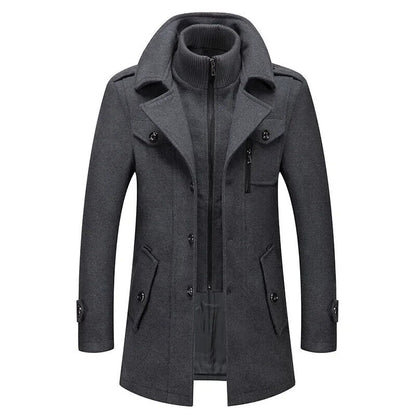Autumn Winter Men Wool Coat Coat Wool Coat Male Casual Overcoat Clothing