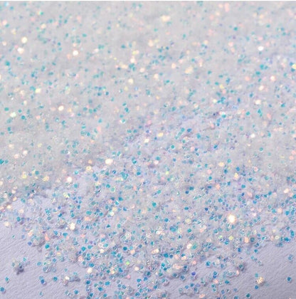 Nail Art Glitter Powder 6Pcs Unicorn Aurora White Sequin Dust Small Flakes Decor