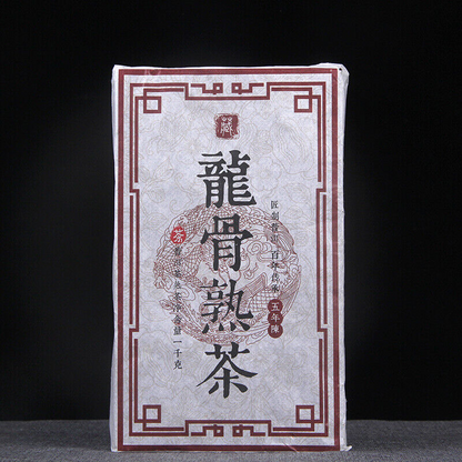 1000g Black Tea Puerh Tea Ripe Tea Brick Old Tea Stem Dragon Bone Ripe Tea