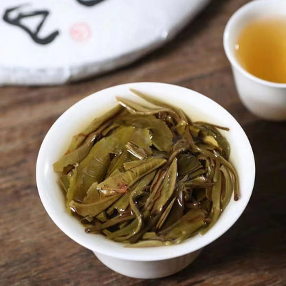 357g Yunnan Raw Pu-erh Tea Cake 2021 Kulushan Pu'er Raw Tea Premium Puerh Tea