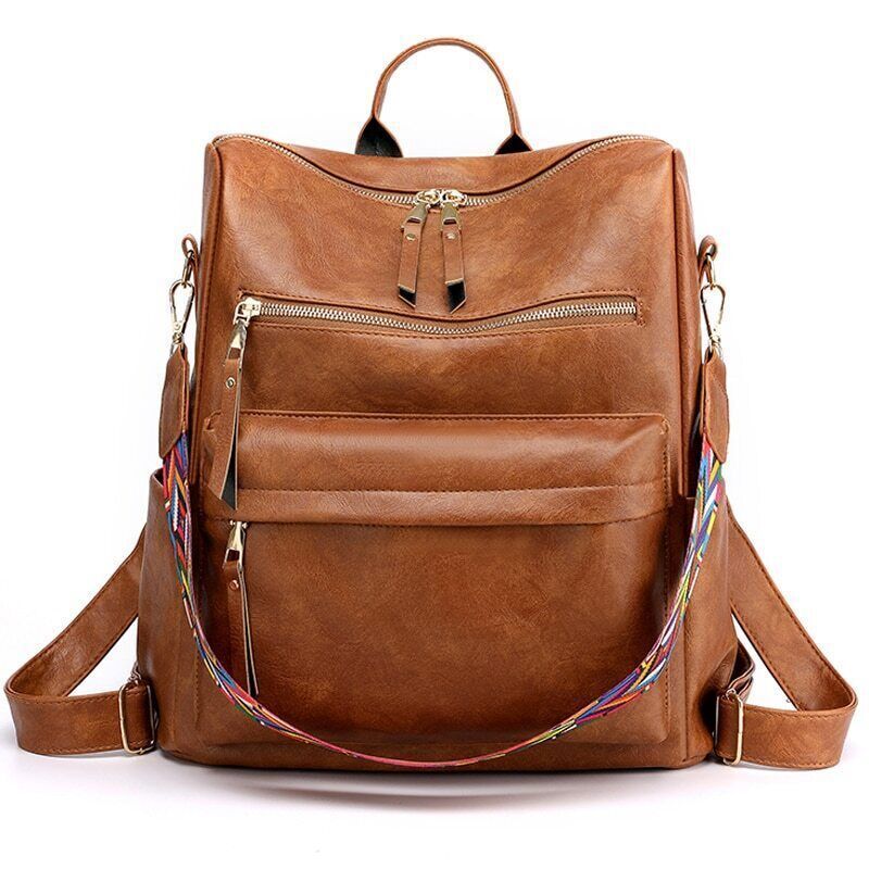 Backpack Women Leather Backpack School Bags Teenage Girls Women Travel Backpacks