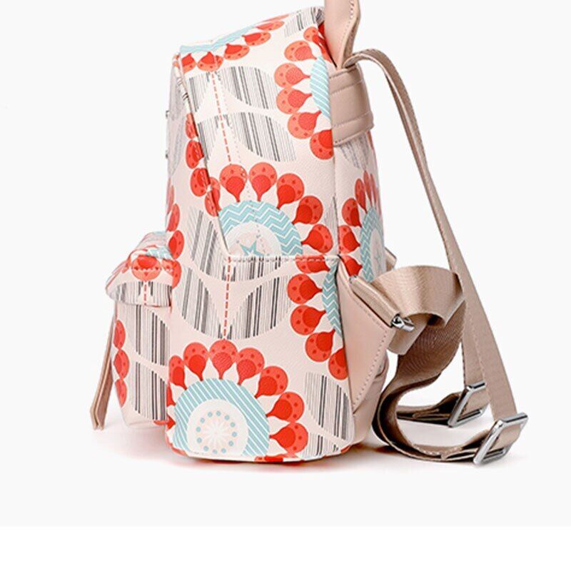 Backpack Women's Small Bag Travel Leisure Trend Floral Design Style
