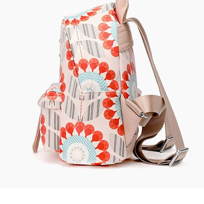 Backpack Women's Small Bag Travel Leisure Trend Floral Design Style