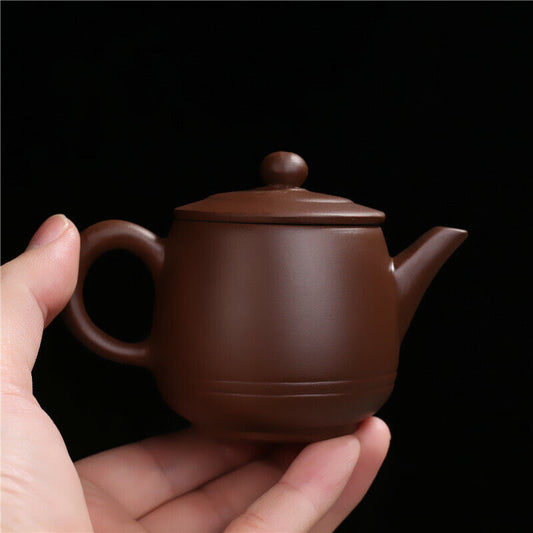 Chinese Yixing Zisha Clay Pottery Teapot Purple Handmade Teakettle 120Ml