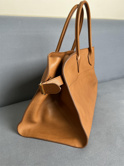 Handbag Cowhide High-Capacity Commuter Bag