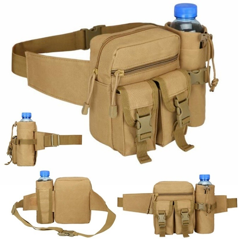 Men's Tactical Casual Fanny Pouch Waist Bag Packs Military Bag Hunting Packs
