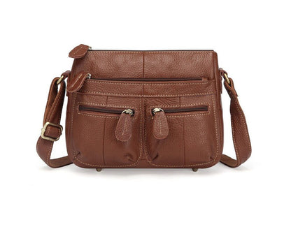 25*18*7 CM Leather Women Messenger Bags Small Shoulder Bag Vintage Crossbody 1PC