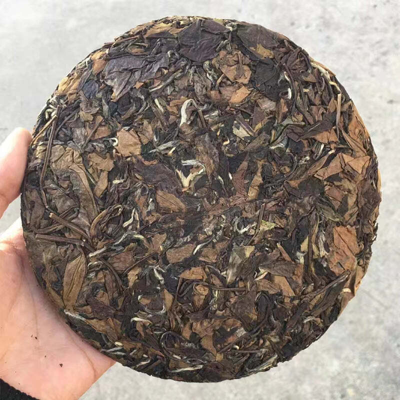 350g High Mountain Old White Tea Fuding Organic White Tea Cake Shoumei White Tea