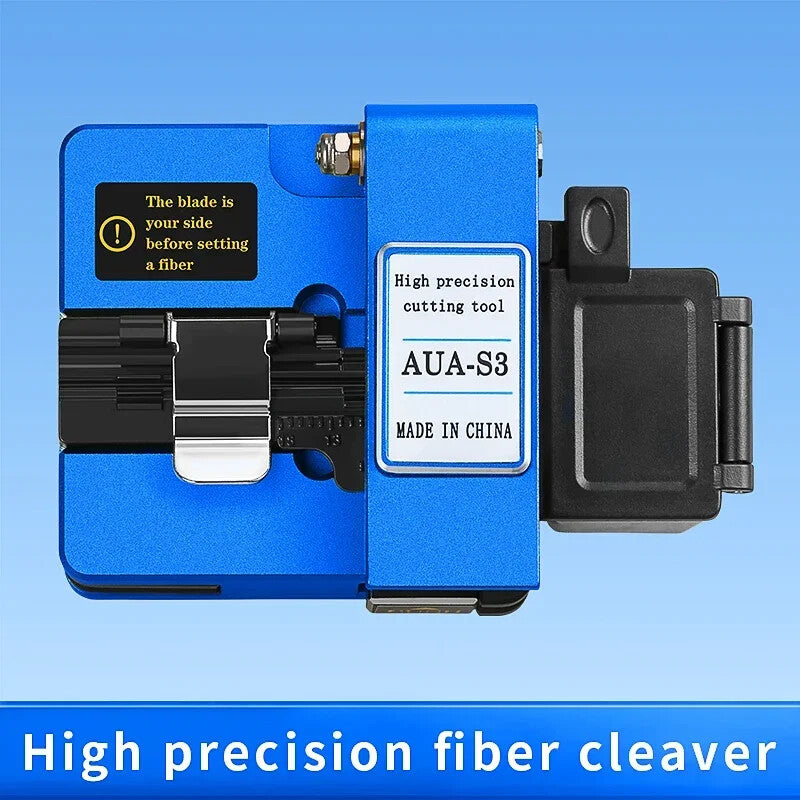 AUA-S3 Fiber Cleaver FTTH Cable Fiber Optic Cutting Knife Three-in-one Clamp