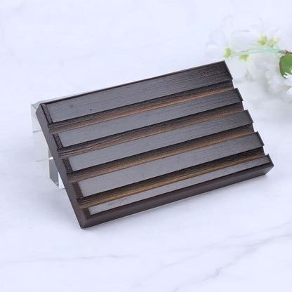 Pin Display Case Wooden Challenge Coins Stands Collection Holders 15.4x9.2x2.1cm