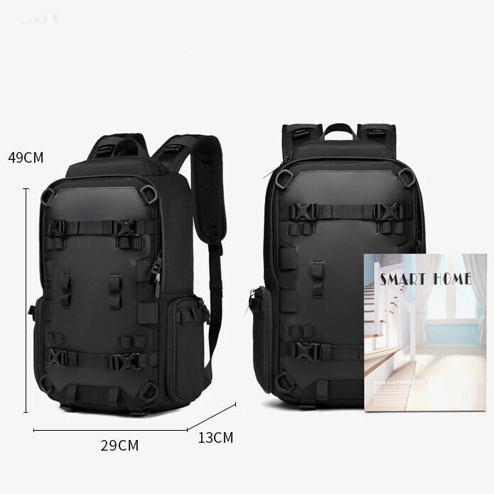 OZUKO Men's Backpack, Waterproof Oxford fabric Travel Bag, 15.6" Laptop Backpack