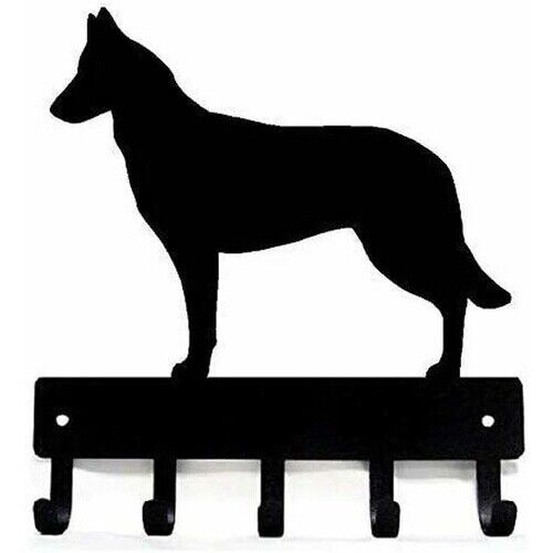 Belgian Malinois Dog - Key Rack Wall Mounted Hook Up Metal Ornaments Home