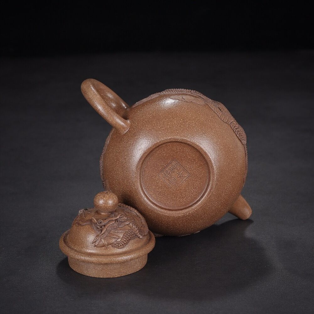 Chinese Yixing Zisha Clay Handmade Exquisite Teapo （龙行天下：时大彬）