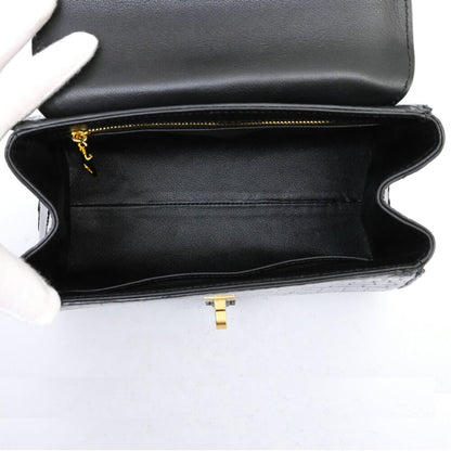 Black Alligator Crocodile Belly Skin Handbag, New Desinger Women's Shouler Bag