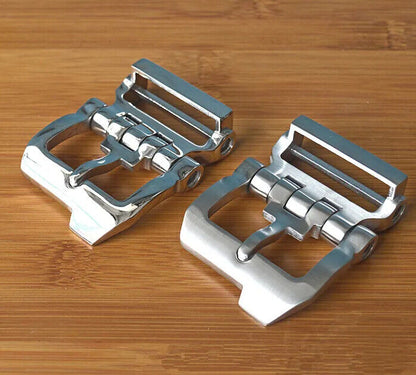 Belt Buckles 40mm Brushed Metal Stainless DIY Leather Craft Hardware Accessories